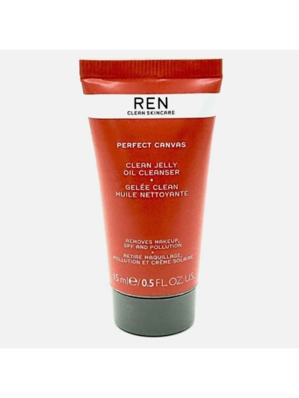 REN Clean Skincare Perfect Canvas Clean Jelly Oil Cleanser Makeup 0.5oz/15mL